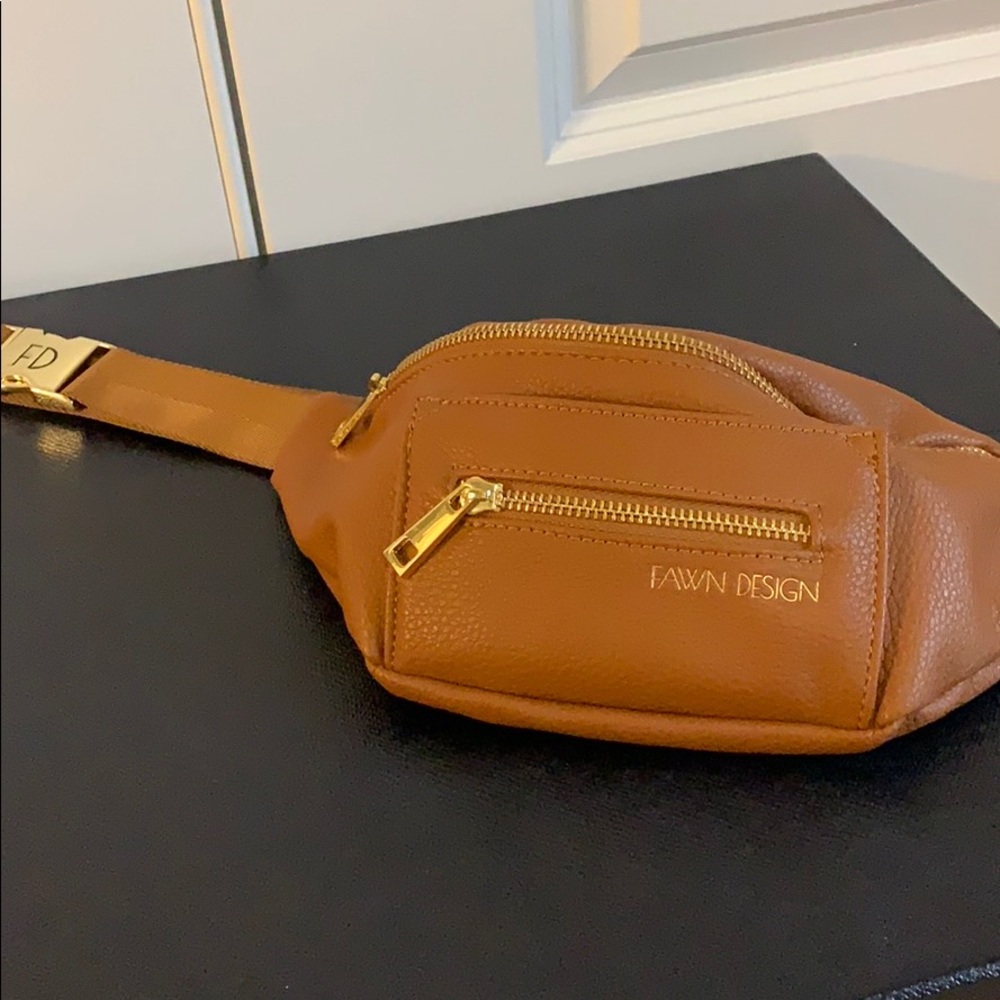 Fawn Design tan waist bag
